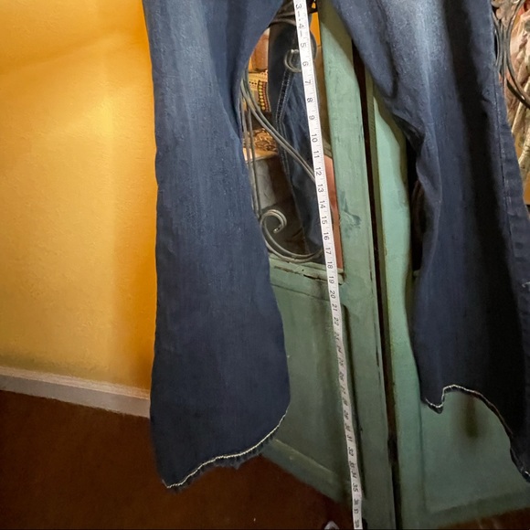 Red Rivet bell bottom jeans sz 7 - Picture 8 of 11